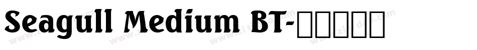 Seagull Medium BT字体转换